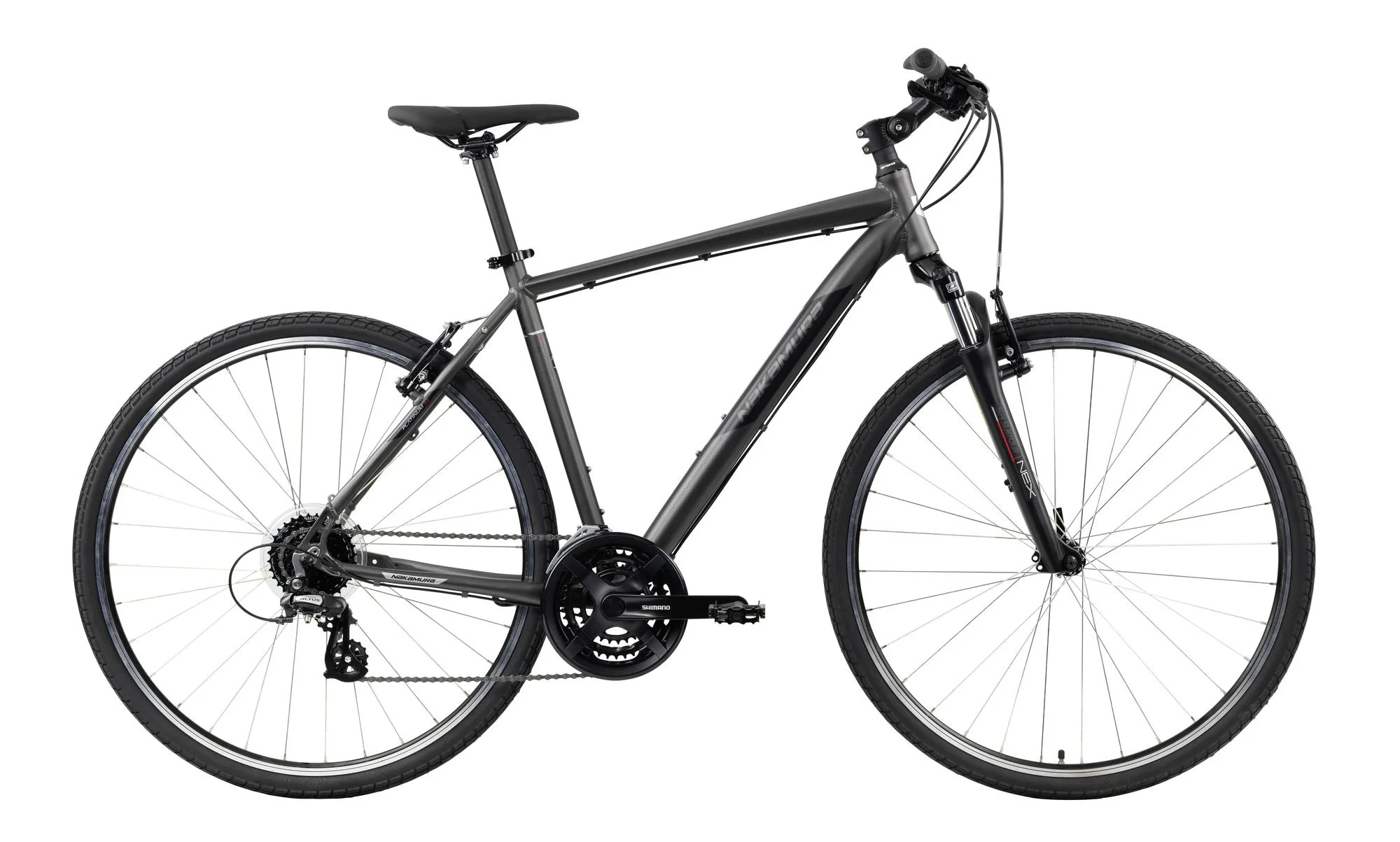 Nakamura PLATINUM 3.2, muški treking bicikl, siva