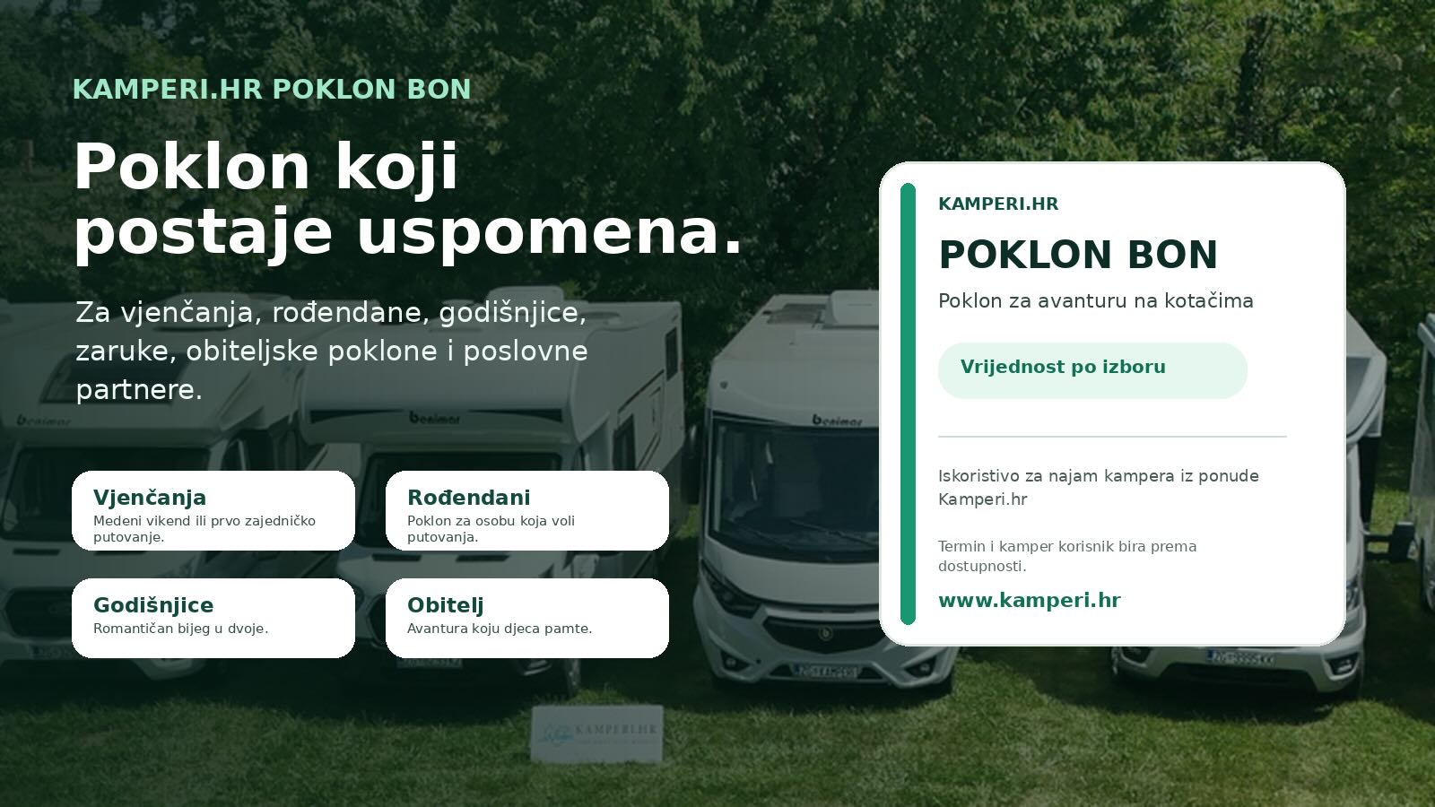 Poêlon bon za najam kampera